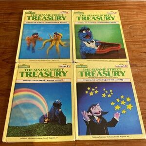 Vintage Sesame Street Hardcovers Volume 9,10,11,12